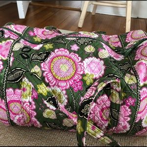 Classic Vera Bradley large duffel bag